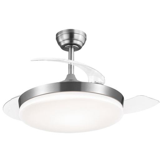 Ventilador Mini Malta Niquel 40 Cm 3 Palas