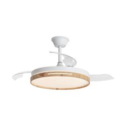 Ventilador Mini Togo Madera 40Cms 3 Palas