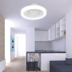 Ventilador Ramses Blanco 50X20Cms - 40W