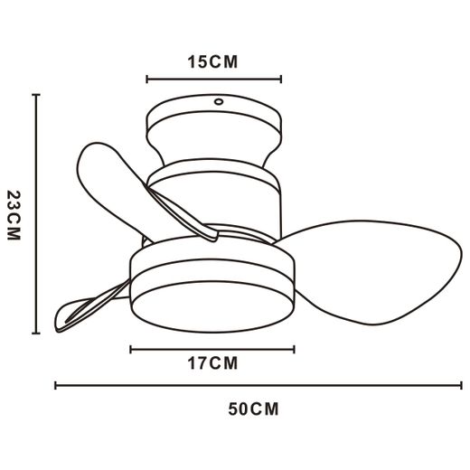 Ventilador Salento Blanco 558Mm 3 Palas