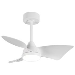 Ventilador Tauro Blanco 76Cms 3 Palas Led 24W