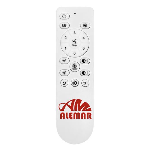 Ventilador Tauro Blanco/Madera 76Cms 3 Palas Led 24W
