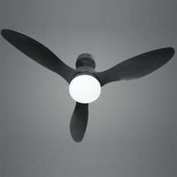 Ventilador Valcano Negro 107 Cm 3 Palas
